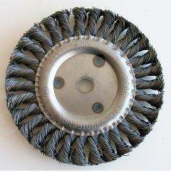 KNOTTED WIRE WHEEL with 1/2 Bore / Arbor  