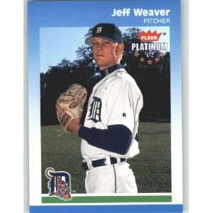 2002 Fleer Platinum #39 Jeff Weaver   Detroit Tigers 