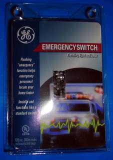 GE Emergency 911 Flashing Light Switch GET HELP FAST!  