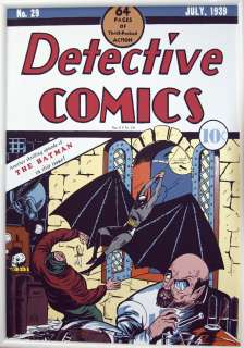 Detective Comics #29 recreation by Ralph Vincelli Batman Bob Kane 