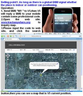 Vibration Voice sensor GSM A GPS Tracker Spy Ear Bug  