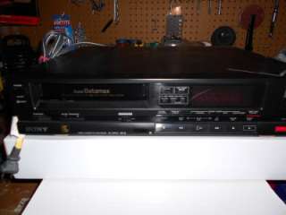 Vintage Sony Super Betamax SL S600 Beta VCR Video Cassette Tape Player 
