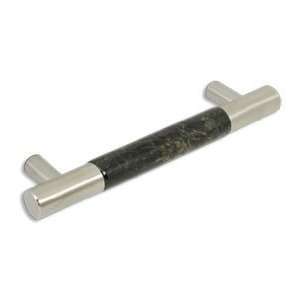   Granite / Brushed Stainless Steel Pull Emerald Pearl: Home Improvement