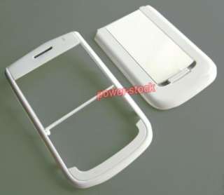 White Housing Cover Faceplate For Blackberry Tour 9630  