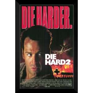 Die Hard 2: Die Harder FRAMED 27x40 Movie Poster: Home 