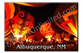 Albuquerque Balloon Fiesta New Mexico Souvenir Magnet 4  