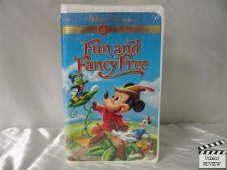 Fun and Fancy Free VHS NEW Disney Classic Gold Collec. 786936126693 