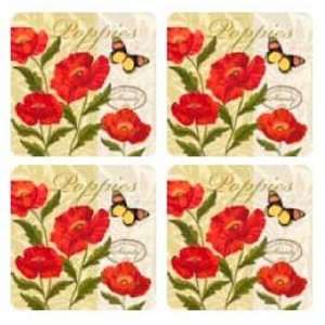   Cork Backed Coasters, Set of 4 by Kay Dee Designs