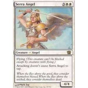  Magic the Gathering   Serra Angel   Eighth Edition Toys & Games