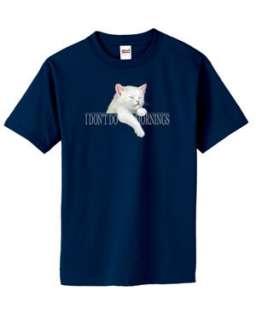 Dont Do Mornings Cat T Shirt S  6x Choose Color  