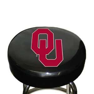    Oklahoma Sooners Black Team Logo Bar Stool Cover