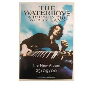  The Waterboys Poster Mike Scott A Rock in the Weary 