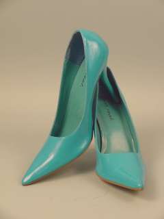 Wet Seal Turquoise Patent Pumps Size 8M  