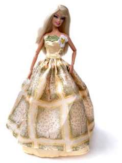 New Fashion Princess Dress Gown for Barbie Dolls Clothes Xmas gift 