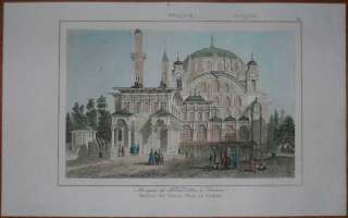 1840 print SULTAN SELIMS MOSQUE, ISTANBUL (USKUDAR)  