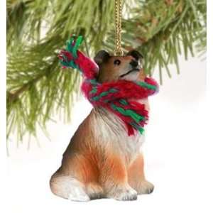  Christmas Tree Ornament   Collie with Scarf: Everything 