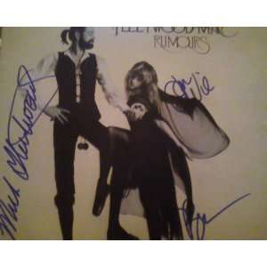  Fleetwood Mac Rumours Autographed Signed Record Album Lp 
