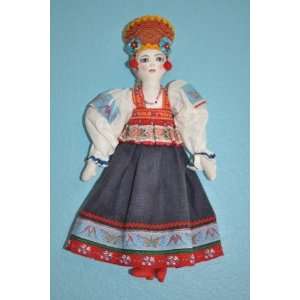  Russian Handmade Cloth Doll 