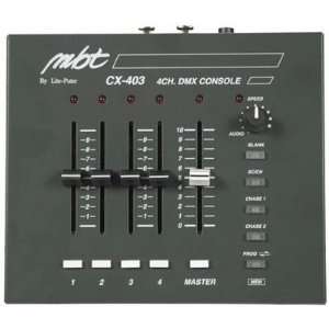    MBT Lighting CX403 4 Channel DMX Controller: Musical Instruments