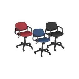Company Products   Mid back Chair, Swivel/Tilt, 24x24x31 36, Black 
