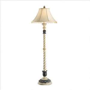   5041FC French Country Floor Lamp with Beaded Shade