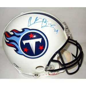  Chris Brown Tennessee Titans Authentic Helmet: Sports 