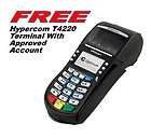Hypercom 4220 FREE Dual Com Terminal And Merchant Account