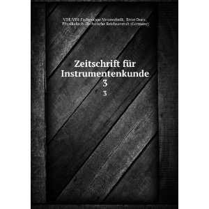  Zeitschrift fÃ¼r Instrumentenkunde. 3 Ernst Dorn 