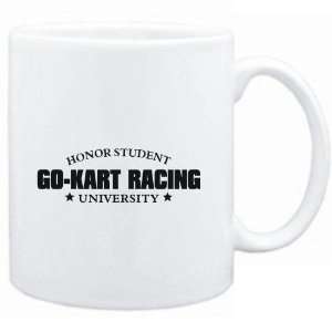  Mug White  Honor Student Go Kart Racing University 