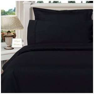   cotton Solid Black 3Pieces Alternative Comforter set: Home & Kitchen