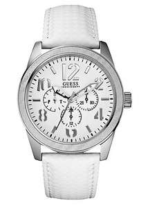   Mens Chronograph White Watch,Wrist Wear. NWT 091661406461  