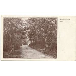   Vintage Postcard Dungeon Rock Road Lynn Massachusetts 