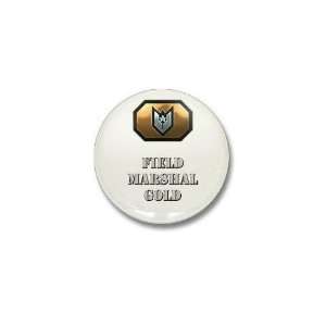  Field Marshal Gold Military Mini Button by  