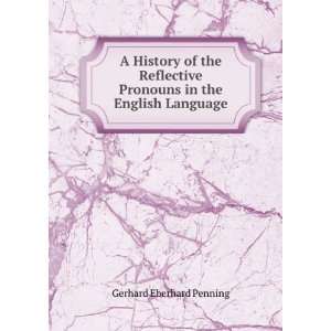   Pronouns in the English Language Gerhard Eberhard Penning Books