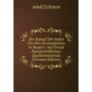   (German Edition) (9785875709067) Adolf Eckstein Books