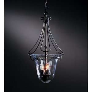   Smoke Draped Loop 3 Light Ambient Light Bowl Foyer Pendant from the