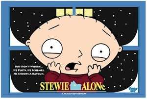 FAMILY GUY ~ STEWIE GRIFFIN HOME ALONE POSTER  