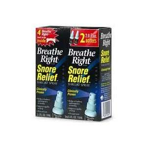  Breathe Right Snore Relief Spray, 2  2 ounce bottles 