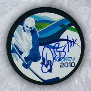  DAN BOYLE 2010 Vancouver Olympics SIGNED Hockey PUCK 