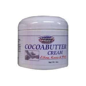 American Natural Cocoa Butter Cream 4 oz Elbows Knees Heels Skin Care