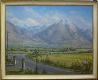 JULIUS BOMHOLT SCENE FROM WASATCH MOUNTAINS. NO RESER.  