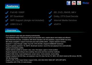 NEW Mini Egreat R6A II Network 1080P HD Media Player Realtek RTD1185DD 