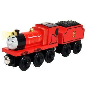   Thomas And Friends Wooden Railway   James Lights The Way Toys & Games