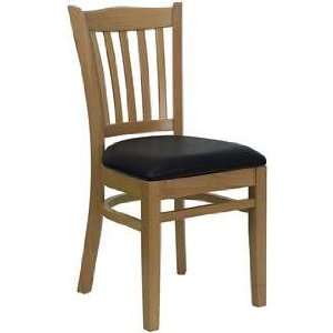 HERCULES Natural Wood Slat Back Wooden Restaurant Chair 