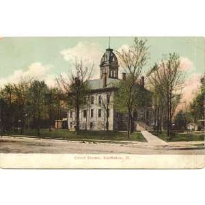   Vintage Postcard   Court House   Kankakee Illinois 