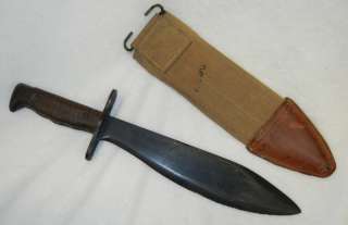 CLEAN ORIGINAL WW1 1918 PLUMB Made U.S. M 1917 BOLO FIGHTING KNIFE 