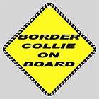 BORDER COLLIE DOG DOGS PUPPIES CAR GRAPHICS WINDOW SIGN