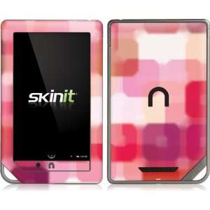 com Skinit Square Dance Pink Vinyl Skin for Nook Color / Nook Tablet 