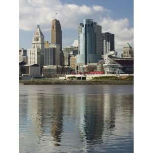 City Skyline along the Ohio River, Cincinnati, Ohio Photographic 