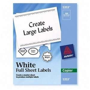  Avery® Copier White Mailing Labels